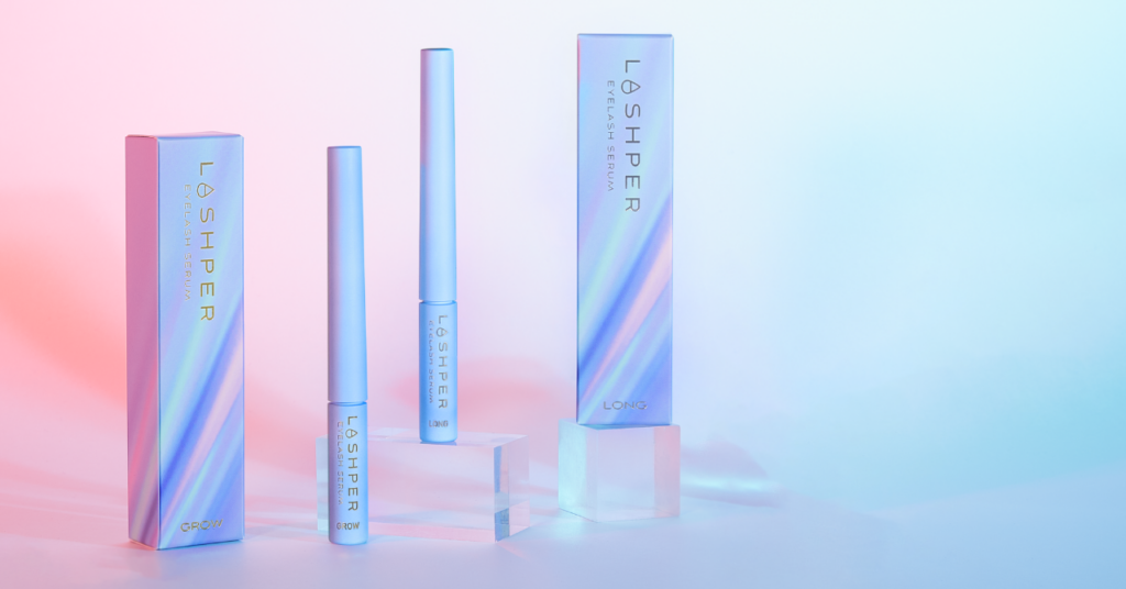 ラシュパーが化粧箱と一緒に並んでいるイメージカット