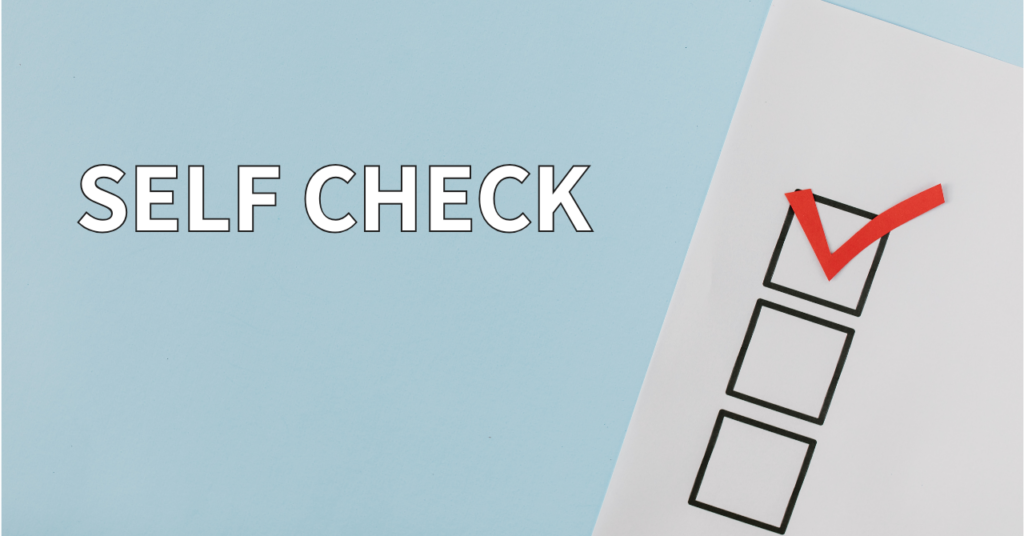 セルフチェックリストのイメージ画像